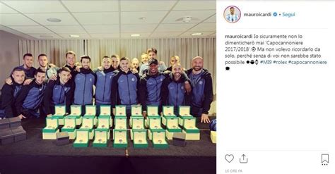 rolex inter icari|Inter, Icardi regala un Rolex a tutta la squadra per il titolo di .